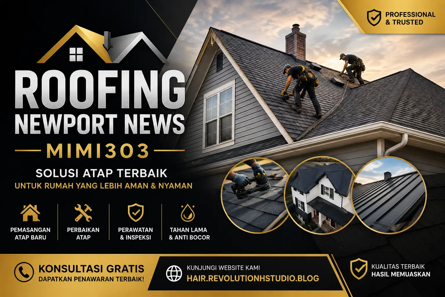 Roofing Newport News MIMI303 Banner